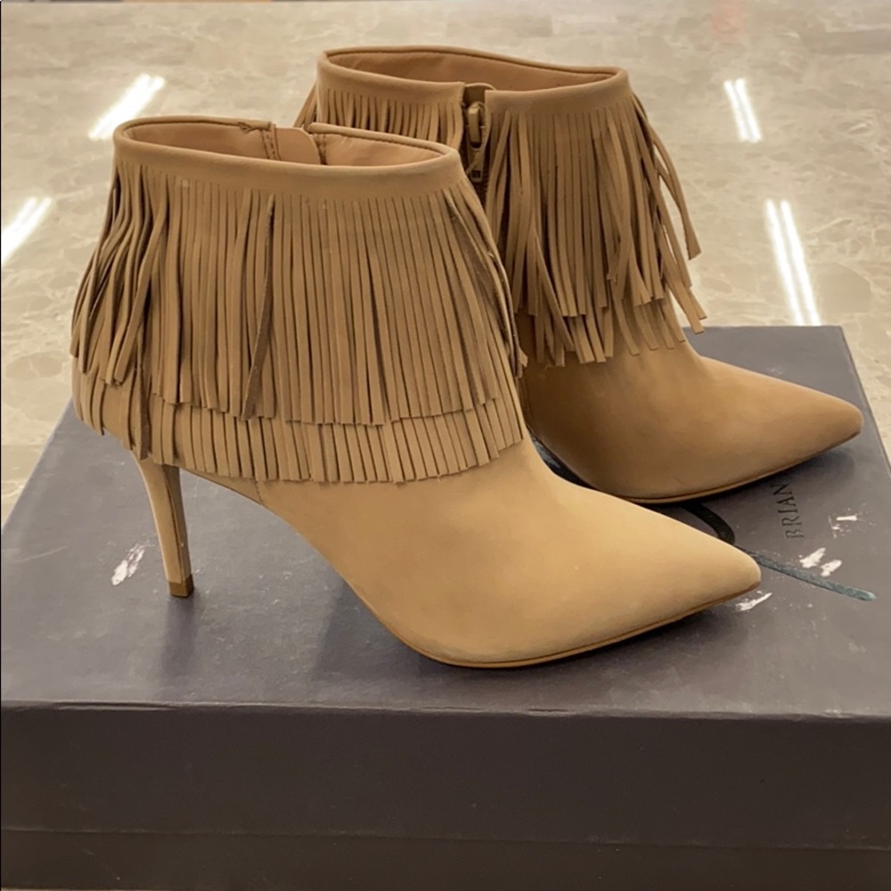 Brian Atwood display model booties